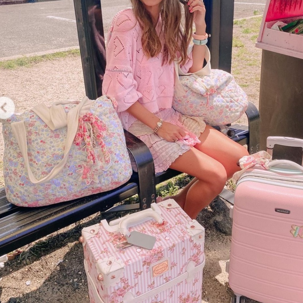 LOVESHACKFANCY Favorite Weekender Bag - Picture 2 of 11
